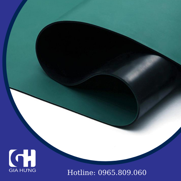 Thảm cao su chống tĩnh điện 1.2m * 10m * 2mm